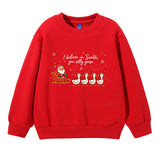 I Believe in Santa Silly Goose Christmas Sweatshirt