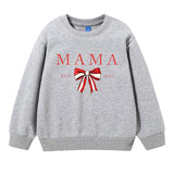 Mama Est. 2025 Bow Sweatshirt