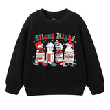 Silent Night Festive Meds Christmas Sweatshirt