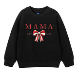 Mama Est. 2025 Bow Sweatshirt