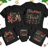 Nativity Family Matching Christian Christmas T-Shirt