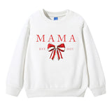 Mama Est. 2025 Bow Sweatshirt