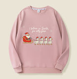 Santa & Silly Geese Christmas Sweatshirt